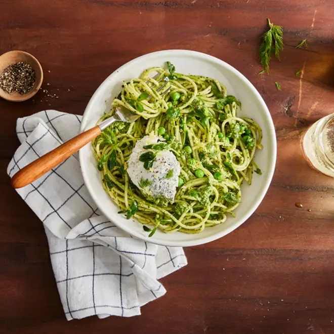 LC 3 Laura Chenel Q1 Dill and Pea Pesto